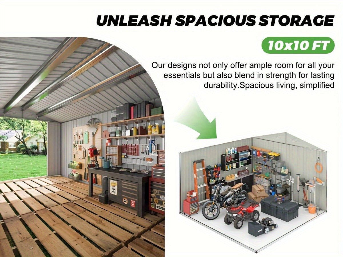 Polycarbonate Greenhouse Kit with Heavy Duty Frame – Garden Shed