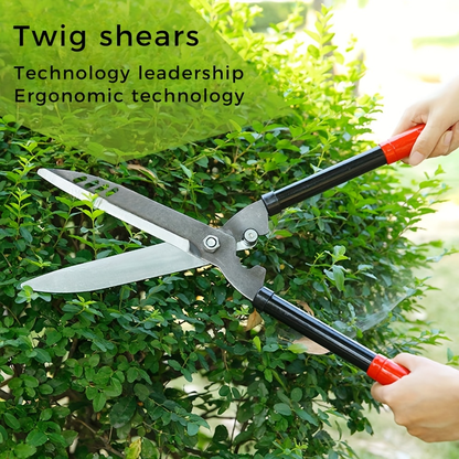 Garden Pruning Shears Heavy Duty, Professional Metal Garden Scissors with Ergonomic Grip for Tree Pruning, Branch Cutting, Shrub Shaping & Lawn Care