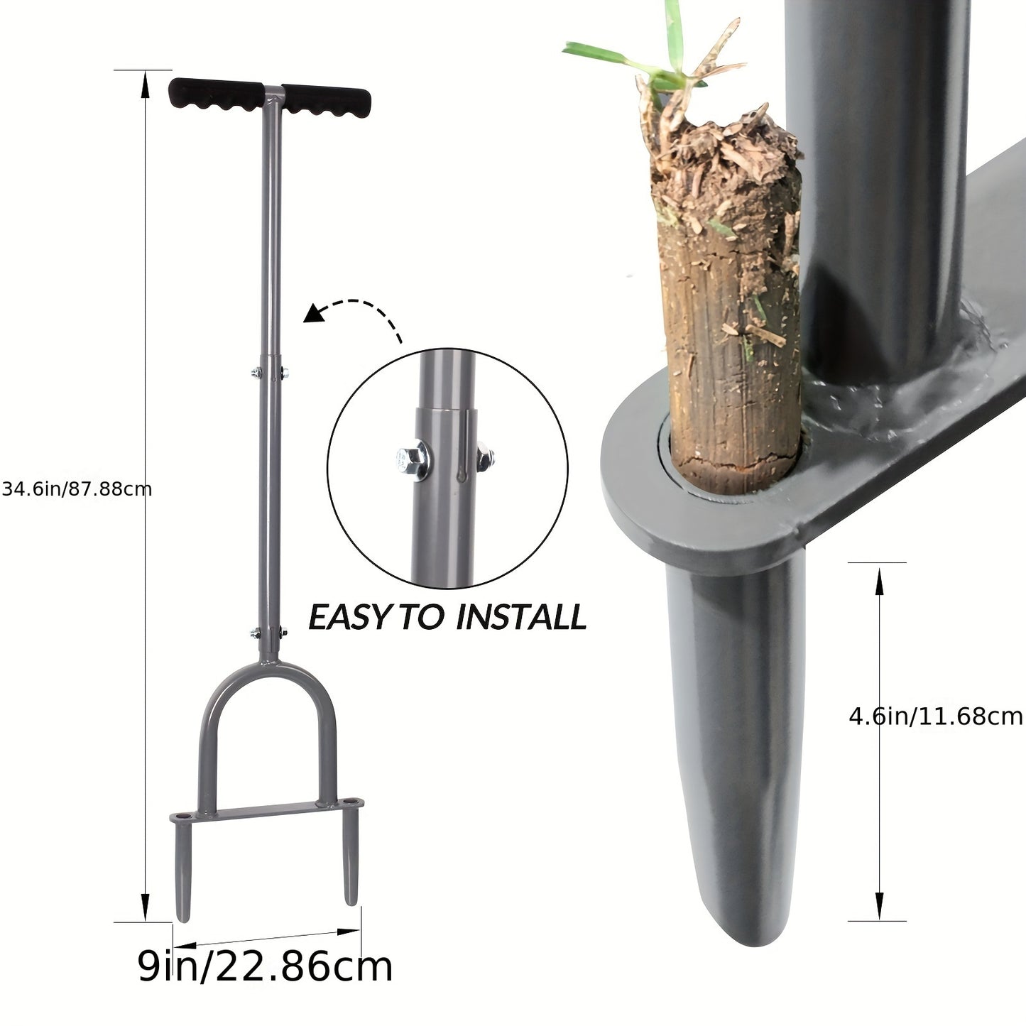 Lawn Aerator | Manual Core Aerating Tool Dethatching Compacted Soil