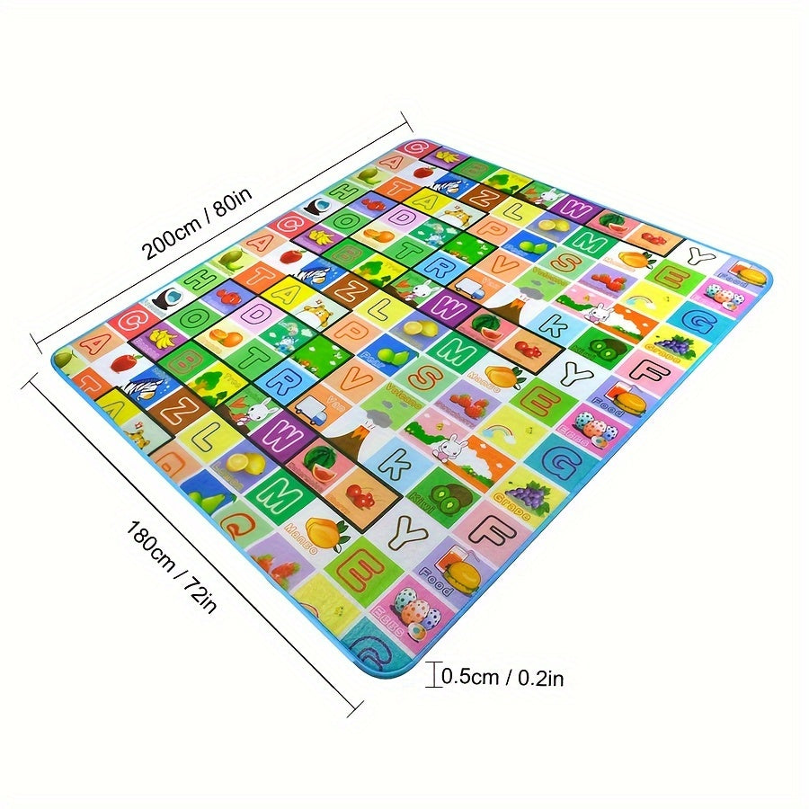Foam Picnic Mat Thickened Double-Sided | Beach Blanket Outdoor Play Mat Portable Folding 78x71 Inch