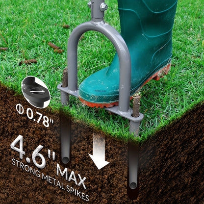 Lawn Aerator | Manual Core Aerating Tool Dethatching Compacted Soil