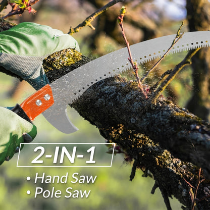 Pole Saw | Telescopic Pruning Saw Fruit Tree High Reach Garden Farm