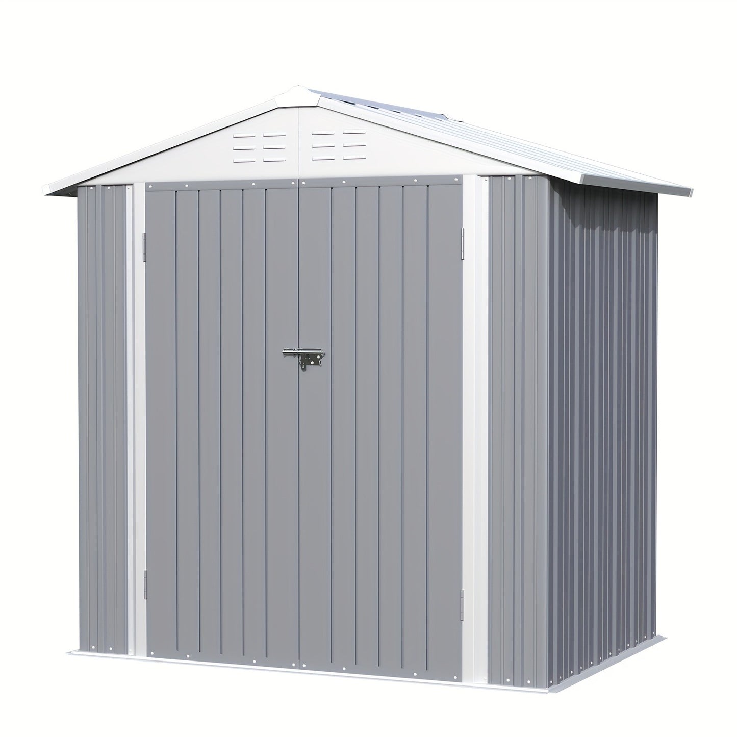 Metal Storage Shed 3x5 & 4x6.2 ft Waterproof Lockable Garden Shed