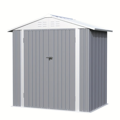 Metal Storage Shed 3x5 & 4x6.2 ft Waterproof Lockable Garden Shed