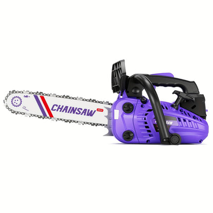 Gas Chainsaw Set – 12-Inch 25CC Pruning Saw & 20-Inch 62CC Heavy-Duty Log Cutting Chainsaw, Choose by Need