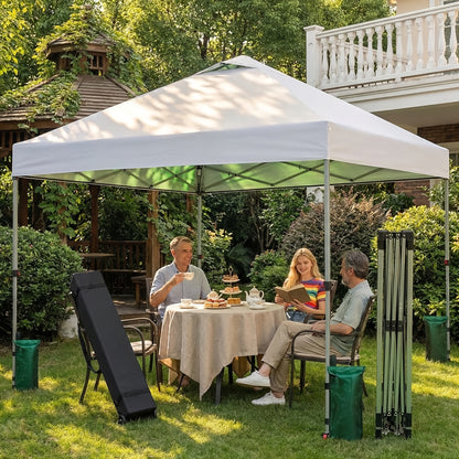 Canopy Tent 10x10ft Pop Up One Push – Portable Outdoor Shelter 3 Colors