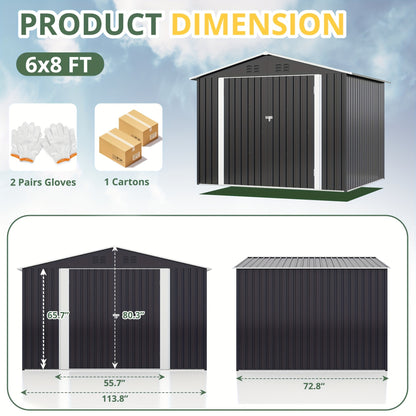 Polycarbonate Greenhouse Kit with Heavy Duty Frame – Garden Shed