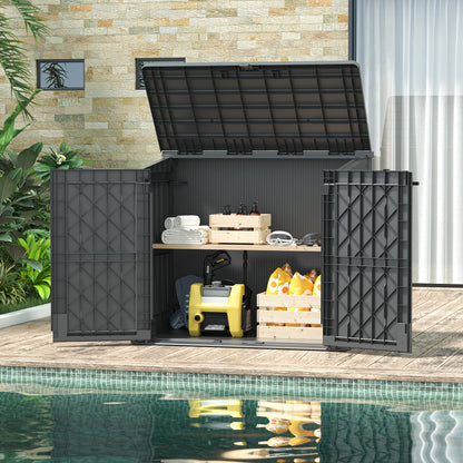 Large Storage Shed 36 Cu Ft – Weather-Resistant Resin Outdoor