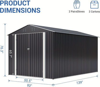 Polycarbonate Greenhouse Kit with Heavy Duty Frame – Garden Shed