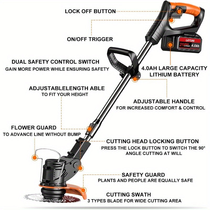 Weed Wacker Blades | Brush Cutter Trimmer Lawn Mower Replacement