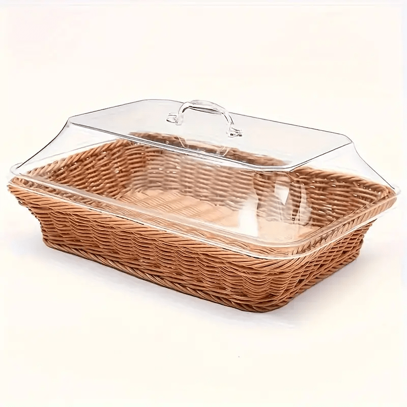 Bread Basket Woven | Fruit Dessert Snack Tray Kitchen Home Decor