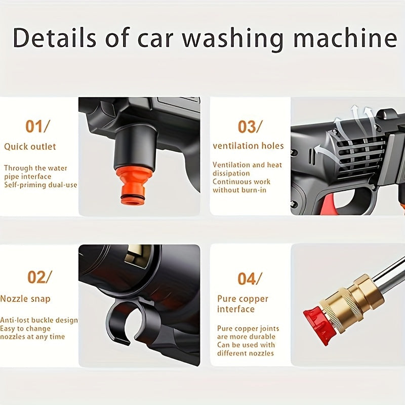 Cordless Pressure Washer Battery Powered | Car Yard Driveway Garden