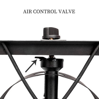 Outdoor Propane Burner Stove Cast Iron High Pressure Gas Cooker with Detachable Stand Legs