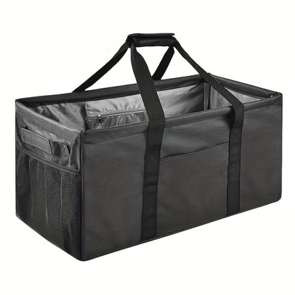 Canvas Tote Bag Oversized for Women with Multiple Pockets Foldable Reusable Grocery Shopping Bag Large Capacity for Beach Picnic Pool Storage Travel