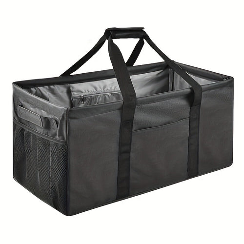 Canvas Tote Bag Oversized for Women with Multiple Pockets Foldable Reusable Grocery Shopping Bag Large Capacity for Beach Picnic Pool Storage Travel