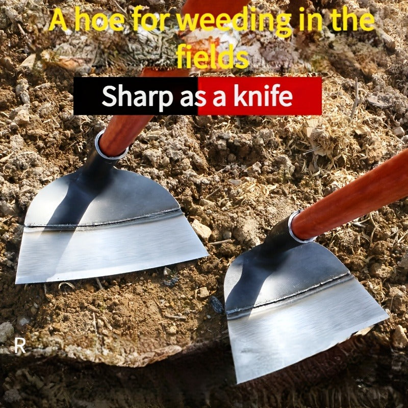 Weeding Tool Manual Heavy Duty Carbon Steel Sharp Blade Root Removal Portable Hand Weeder for Garden Farm Lawn Vegetable Patch Spray-Coated Durable