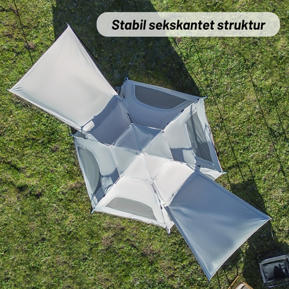 Automatic Hexagonal Camping Tent 4-6 Person Instant Setup Waterproof
