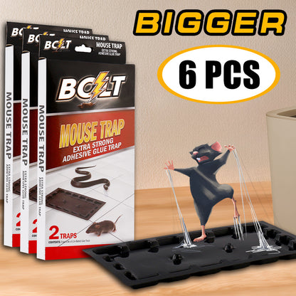 Sticky Mouse Trap Glue Boards Extra Strong Adhesive Pest Control Indoor Outdoor Safe Easy Set