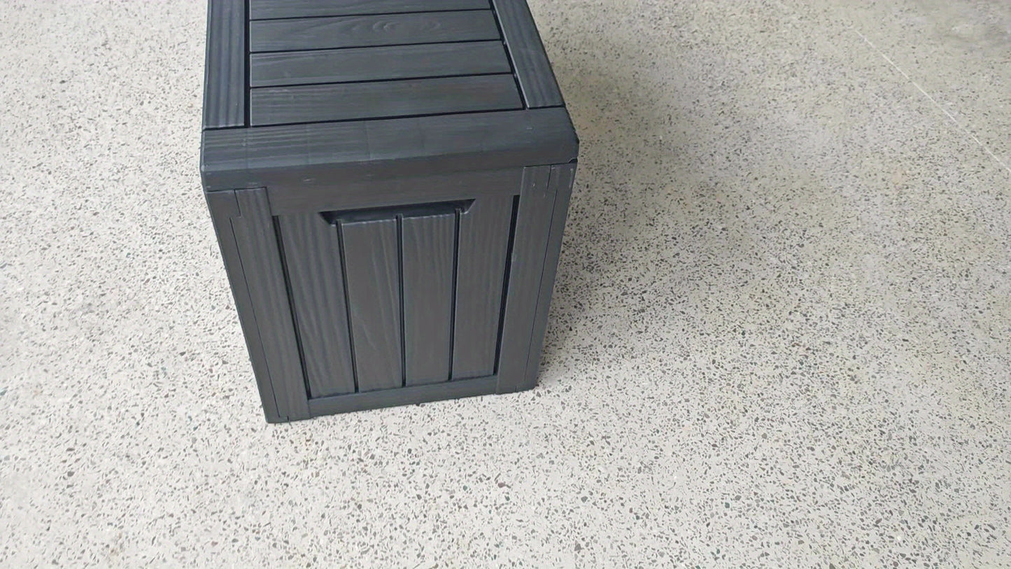 Deck Box Outdoor Storage Lockable Resin | Patio Garden Pool Cushions