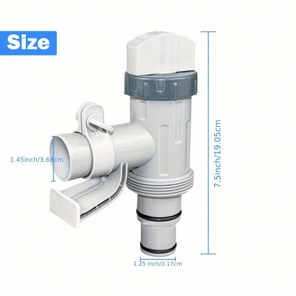 Pool Plunger Valve with Holder | Intex Compatible Filter Pump Hose