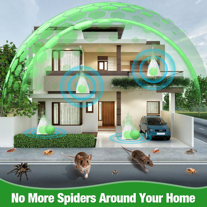 Peppermint Rodent Repellent Balls, Natural Mice Repellent Indoor Outdoor, Mouse Spider Ant Roach Repellent, Pest Control Balls for Home Garage Attic Kitchen