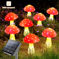 Shroom 8 Lights-Red