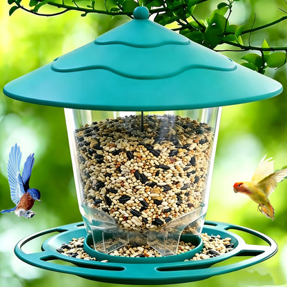 Hummingbird Feeder - 3D Automatic Outdoor Garden Hanging Bird Feeder