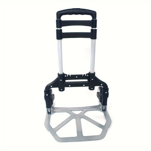 Folding Hand Truck Dolly Aluminum Collapsible Cart Portable Luggage Trolley 165 lbs Capacity