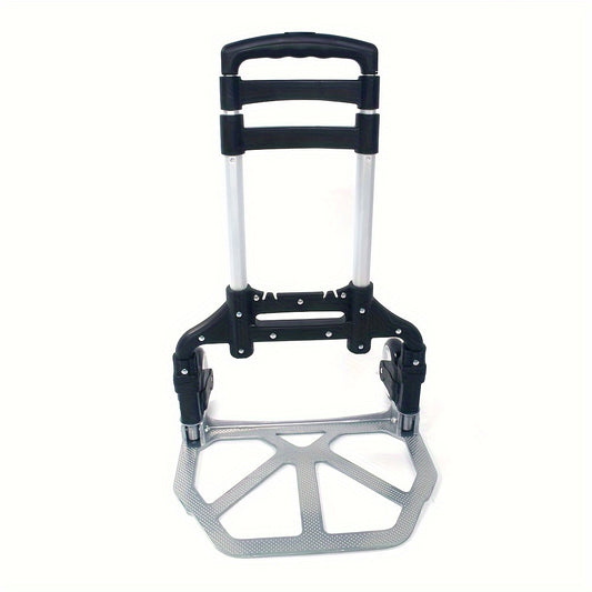 Folding Hand Truck Dolly Aluminum Collapsible Cart Portable Luggage Trolley 165 lbs Capacity