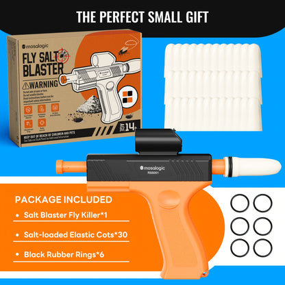 Bug Salt Gun Fly Killer Pistol Salt Shooter Pest Control Toy No Chemicals No Batteries Indoor Outdoor Home Garden Camping Gift
