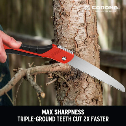 Folding Saw Portable Pruning 7-Inch SK5 Blade Collapsible Manual Wood Cutting Saw for Camping, Survival, Tree Trimming, Gardening and Bushcraft Outdoor Use