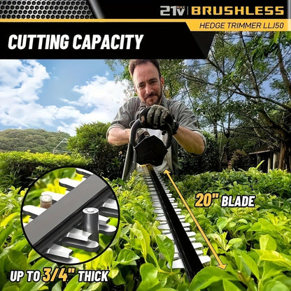 Brush Trimmer Cordless for Dewalt 20V Battery - Brushless Motor Electric String Trimmer Tool Only, Lightweight 4.4 lbs, Ergonomic Design for Garden & Yard Maintenance