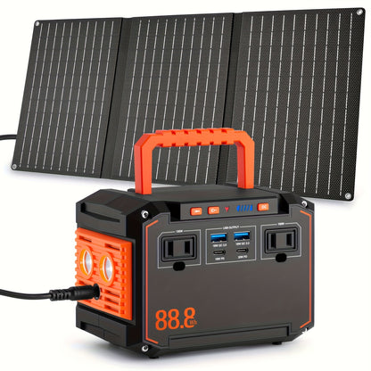 Solar Generator | Portable Power Station Camping Emergency CPAP Home
