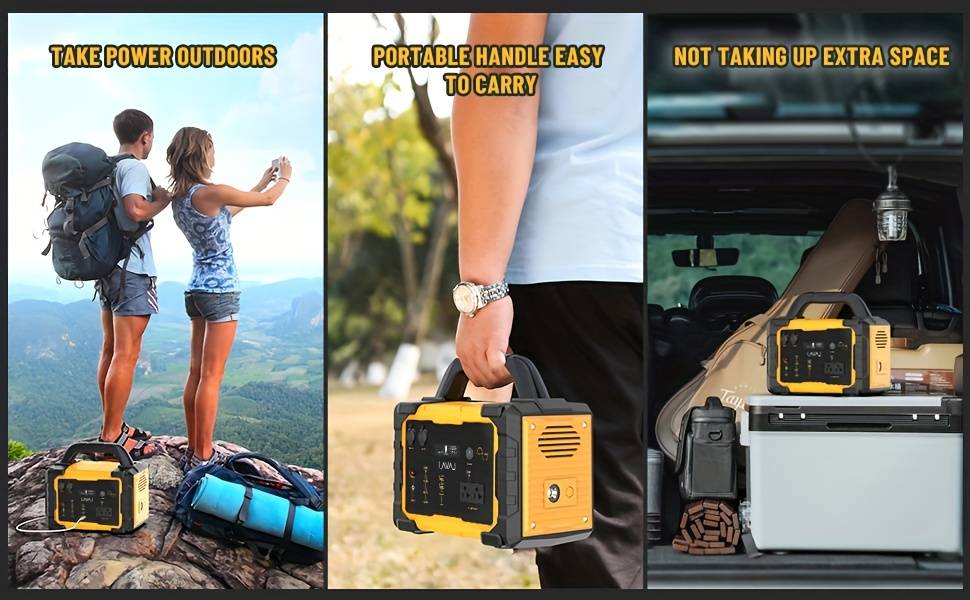 Off-Grid Power Station 1000W 2000W Peak 1075Wh LiFePO4 Battery Solar Generator Fast Charging for Home Emergency Camping Hunting Outdoor RV Backup