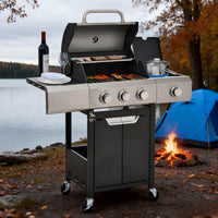 3-Burner with Side Burner