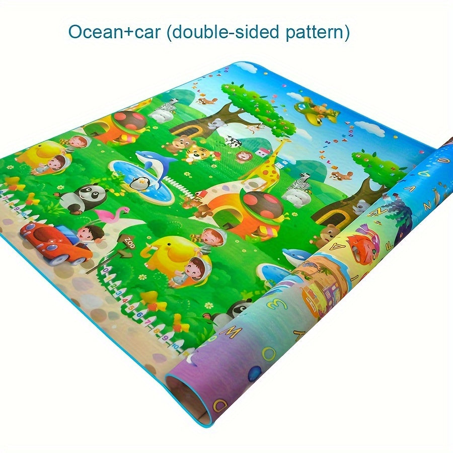 Foam Picnic Mat Thickened Double-Sided | Beach Blanket Outdoor Play Mat Portable Folding 78x71 Inch