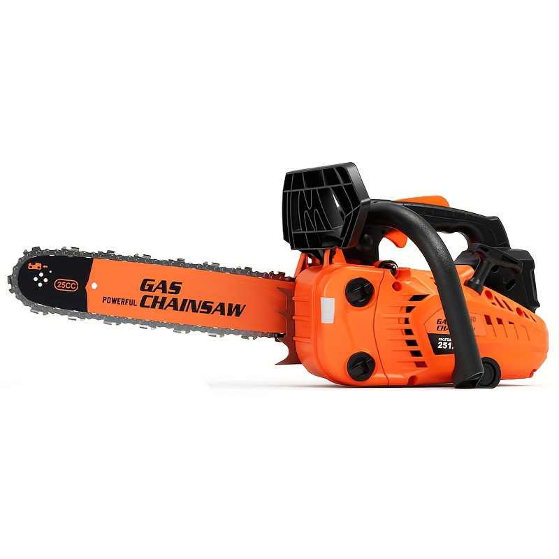 Gas Chainsaw Set – 12-Inch 25CC Pruning Saw & 20-Inch 62CC Heavy-Duty Log Cutting Chainsaw, Choose by Need