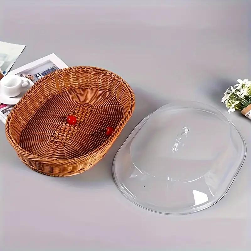 Bread Basket Woven | Fruit Dessert Snack Tray Kitchen Home Decor