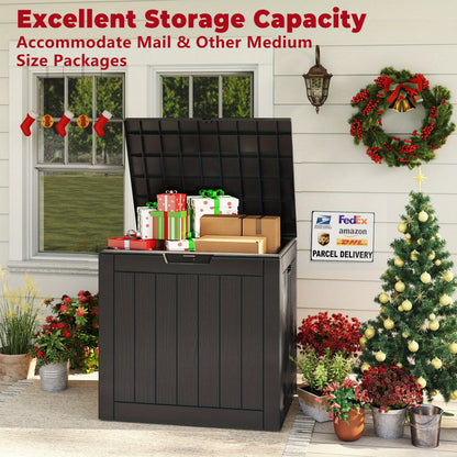 Outdoor Storage Box Lockable Weatherproof | Deck Patio Garden Bench