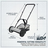 47'' x 19.38'' x 31.5'' Gray, Blade Height Adjustable