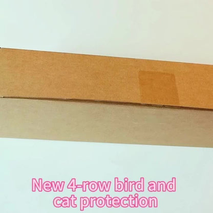 Bird Spikes | 4 Row Humane Deterrent Fence Balcony Window Sill Ledge