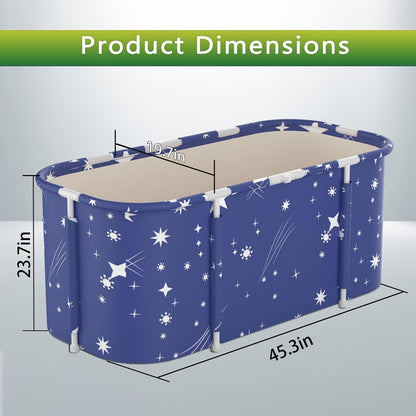 Inflatable Swimming Pool 870 Gallon | Foldable Family Pool for Outdoor Backyard, Kids & Adults, Portable Above Ground Pool