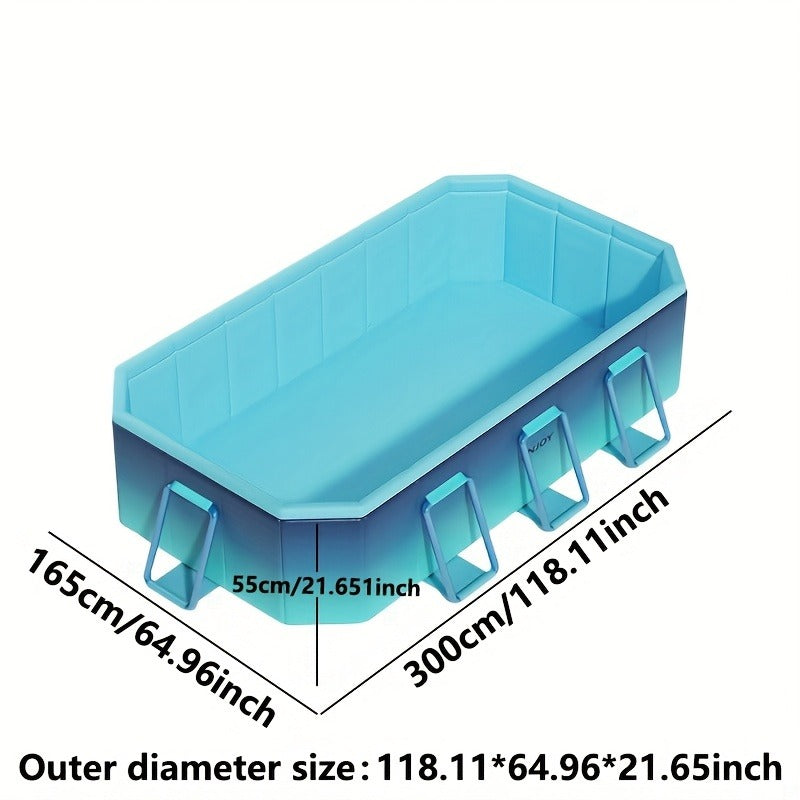 Above Ground Pool | Quick Open PVC No Inflation Adult Backyard Party