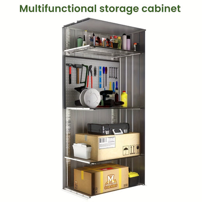 Metal Deck Box Lockable Waterproof Outdoor Storage 22/28 Cuft