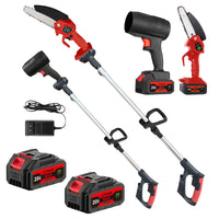 3-in-1 Black and Red Set + Upgraded Capacity Battery