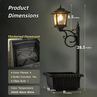 Flower Pot Solar Light