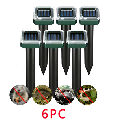 Solar Outdoor Lights for Garden, LED Landscape Path Lights IP44 Waterproof, Solar Lawn Projection Lights for Yard Courtyard Patio, 2/4/6/8/10 Pack Christmas Holiday Decor