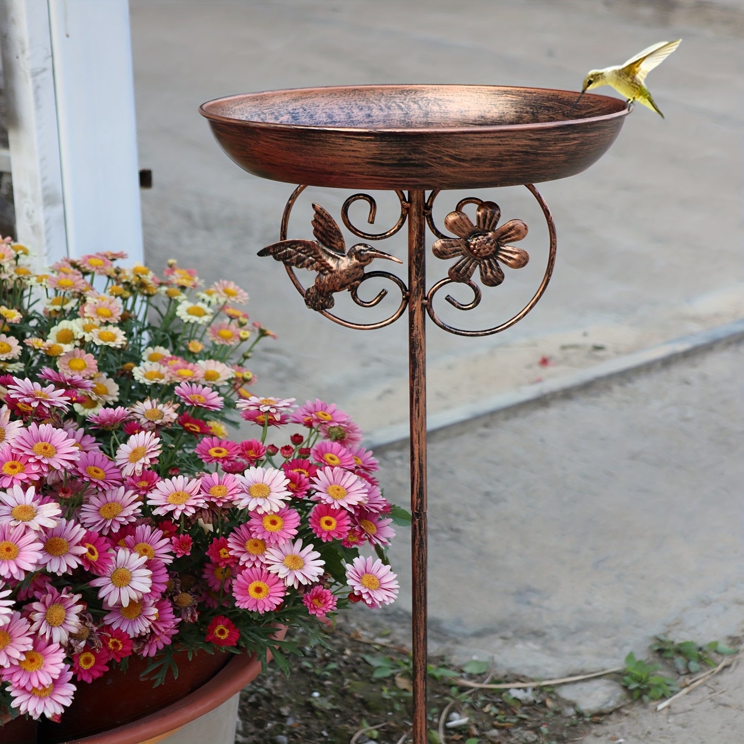 Bird Feeder Cast Iron Vintage | Bird Bath Garden Outdoor Yard Decor