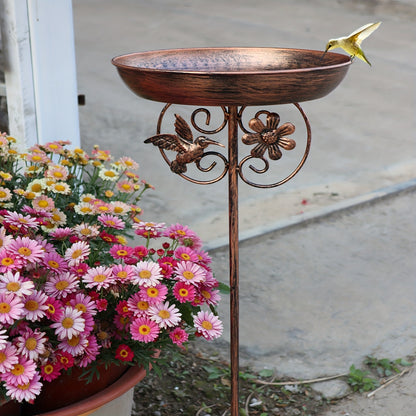 Bird Feeder Cast Iron Vintage | Bird Bath Garden Outdoor Yard Decor