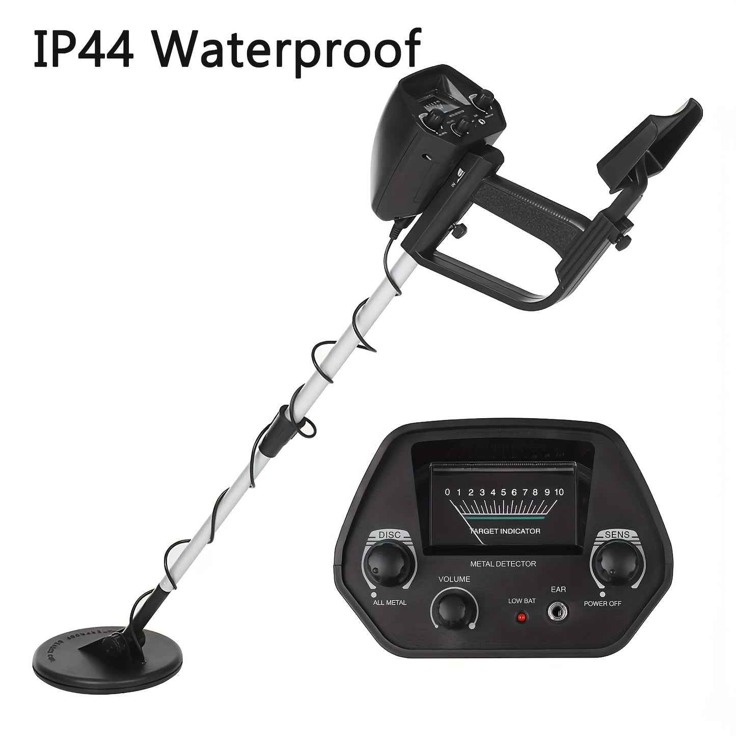 Metal Detector | LCD Deep Search Waterproof Coil Gold Coin Relic